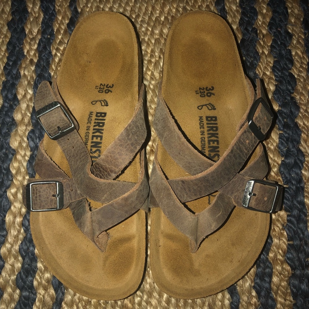 Size 36 Birkenstock sandals